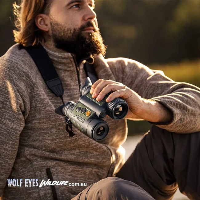 Pulsar Wildlife Ventex XP35 thermal binoculars for animal surveys